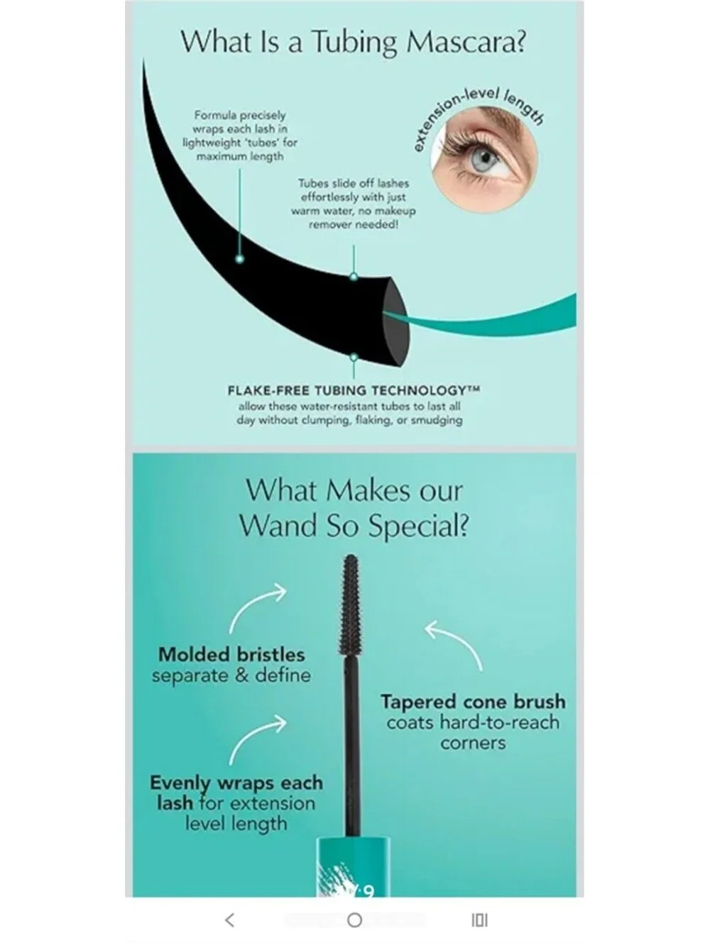 Thrive Causemetics Liquid Lash Extensions Mascara, Tubing Thrive